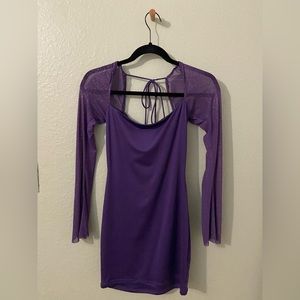 Purple Mini Dress